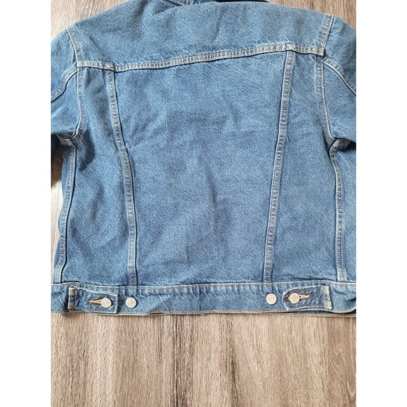 Levi's Denim Trucker Jacket Long Sleeve Y2K Women's Small - Picture 12 of 12